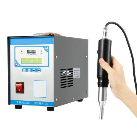 Ultrasonic Plastic Spot Welder, Portable Aluminum Cutter Welder Combo, Desktop Plastic Welding Machine, 110V 28Khz Hand Held Welder KWHXJ
