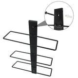 C&AHOME Wall Mounted Wine Rack, 9 Bottle Wall Mounted Wine Rack, Adjustable and Separable Metal Hanging Wine Bottle Holder, Freely Wall Wine Rack for Kitchen Pantry Bar Wine (1) C&AHOME