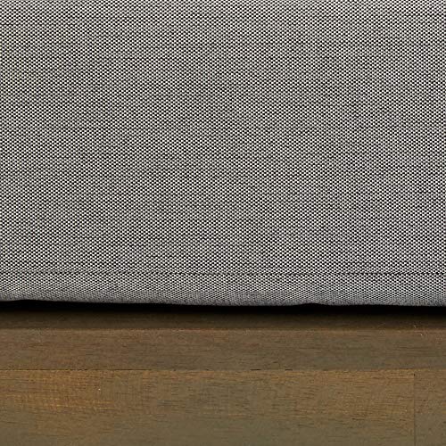 Christopher Knight Home Eulah Indoor Minimalist Acacia Wood Right-Sided Sofa with Grey Cushions, Grey Finish / Grey Christopher Knight Home