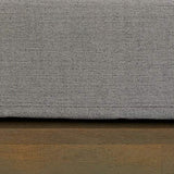 Christopher Knight Home Eulah Indoor Minimalist Acacia Wood Right-Sided Sofa with Grey Cushions, Grey Finish / Grey Christopher Knight Home