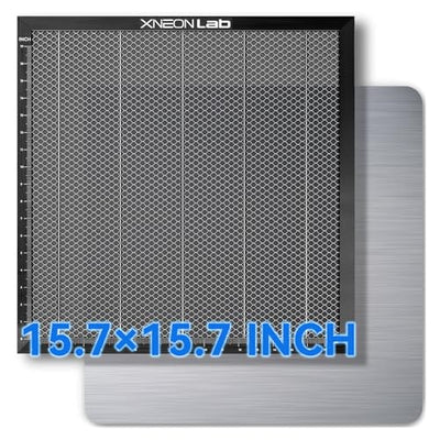 XNEONLab Honeycomb Laser Bed - 400 × 400 × 22mm Working Table with Aluminum Panel for XTool D1 /D1 Pro and Most Engraver Cutting Machine,Engraver Machine Accessories （Working Area 400 ×400 mm）