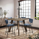 Jofran Reclamation 42" Rustic Reclaimed Solid Wood Square Counter Height Dining Table Jofran Inc.
