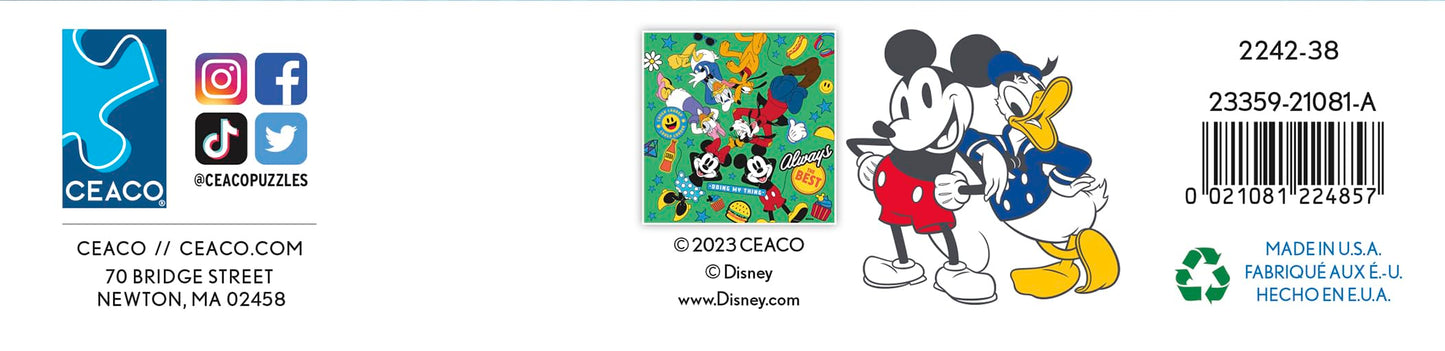 Ceaco - Disney - Mickey and Friends - Foundation - 200 Piece Jigsaw Puzzle