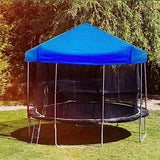Outdoor Fitness Trampoline Canopy Tent - 14FT Rainproof Snow Sun Shade Roof Cover, No Frame BIWKONI