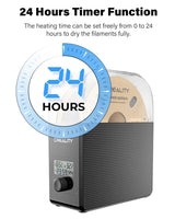 Creality Official Filament Dryer Box with Fan for 3D Printer Filament, Upgraded Filament Dehydrator Storage Box, 360° Hot-air Circulates Heating Compatible with 1.75/2.85mm PLA PETG ABS TPU Material Creality