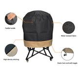Onlyfire Kamado Grill Cover Fits for Large Big Green Egg,Kamado Joe Classic,Large Grill Dome,Louisiana K22, and Others, 30" Dia X 24" H onlyfire