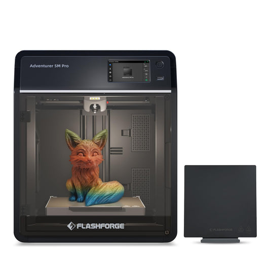 FLASHFORGE Adventurer 5M Pro 3D Printer with PEI Plate - WoodArtSupply