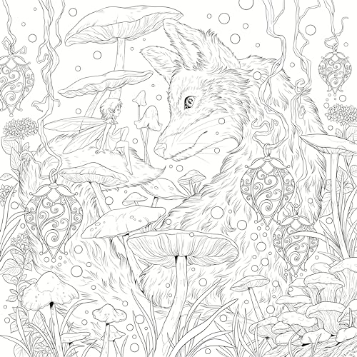 Mythographic Color and Discover: Fairy Wonderland: An Artist's Coloring Book of Magical Spirits WoodArtSupply