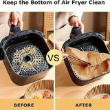Air Fryer Liners Disposable Paper - 150 PCS 8 Inch Nonstick Parchment Paper Liners for 5-8QT Air Fryer, Free of Bleach Air Fryer Paper Square for Frying, Baking, Roasting Microwave ANYIDEA