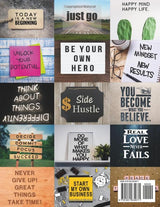 Positive Affirmations Vision Board Clip Art Book: Affirmation cards For key areas of life including family, health, finances, love, and many more. ... for men and women. (Empower Toolkit Series) WoodArtSupply