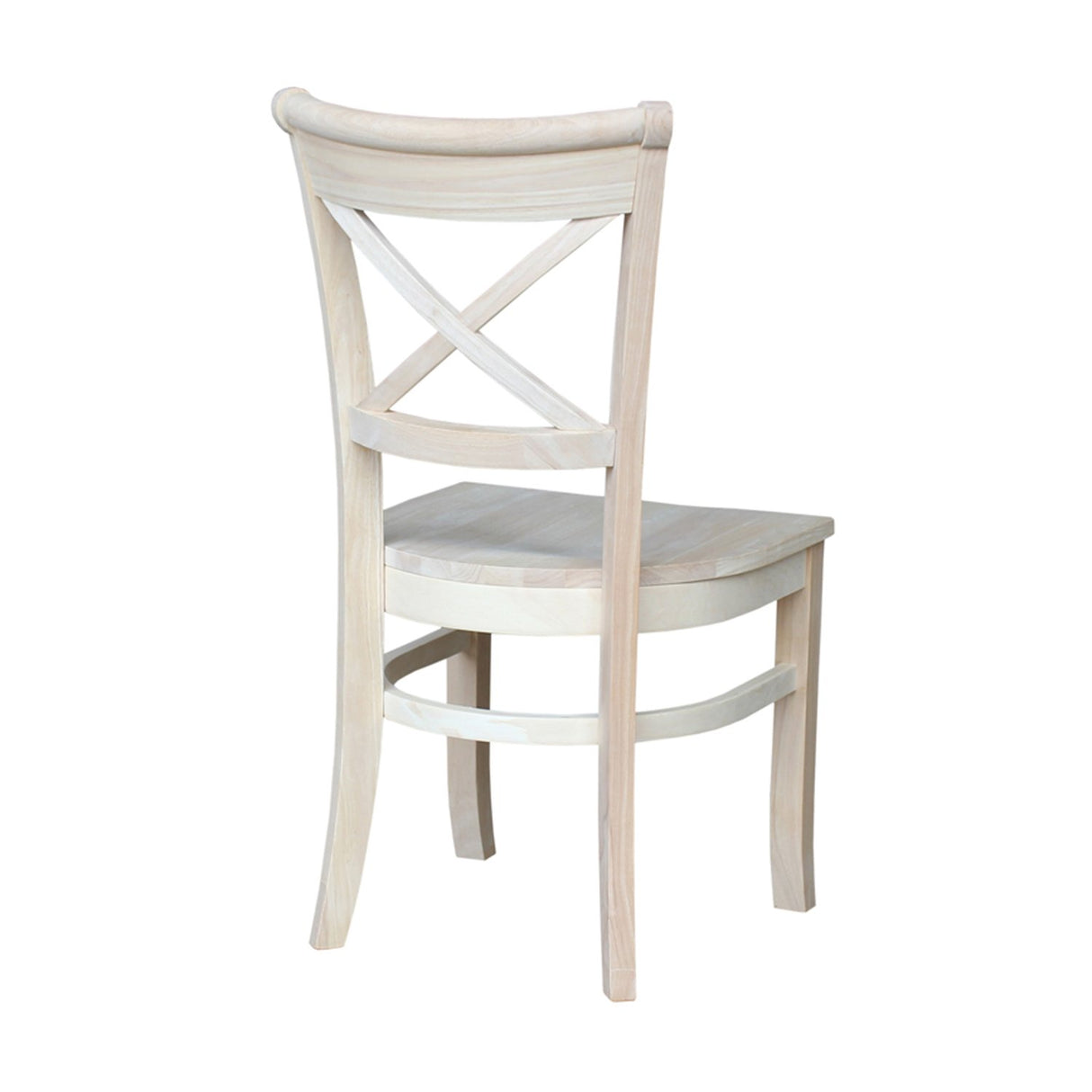 International Concepts Charlotte X-Back Chairs, Brown IC International Concepts