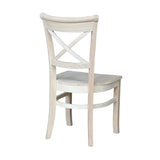 International Concepts Charlotte X-Back Chairs, Brown IC International Concepts