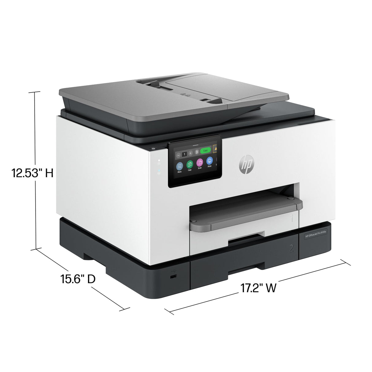 HP OfficeJet Pro 9135e All-in-One Printer, Color, Printer-for-Small Medium Business, Print, Copy, scan, fax, Wireless Instant Ink Eligible (3 months included); Two-Sided Printing; Two-Sided scanning; HP