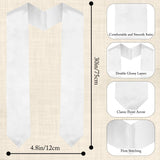 Graduation Stole Class of 2025 White Stoles for Graduation 2025 Graduation Sash Unisex Adult Plain Graduation Stole Graduation Honor Stole Sash Graduation Senior Sash 70”for Graduation Party Gifts FlexiTonic