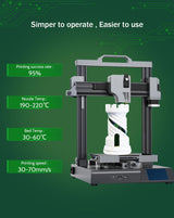 DURAMIC 3D PLA Glow in The Dark Filament 1.75mm Glow Green, 3D Printing PLA Filament 1.75mm Dimensional Accuracy +/- 0.05 mm, 1kg Spool DURAMIC 3D