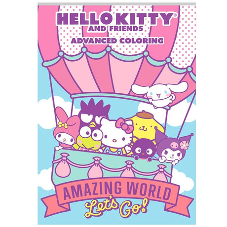 Bendon Hello Kitty and Friends Advanced Coloring Book (Amazing World Let's Go) Bendon