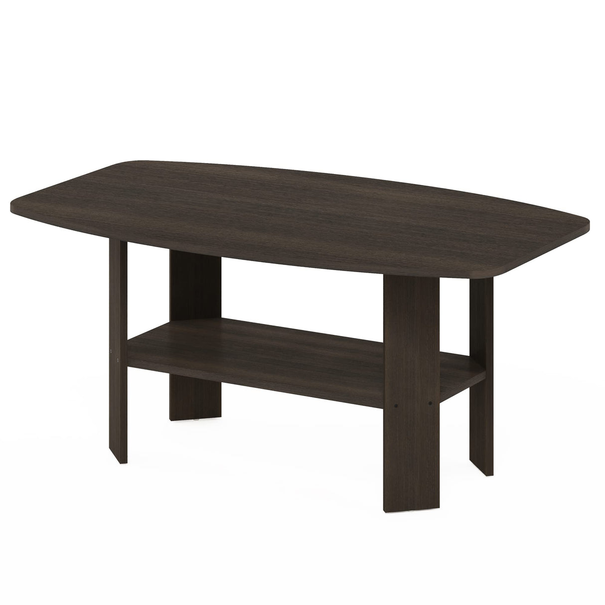 Furinno Simple Design Coffee Table, Dark Brown Furinno