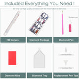 Sanjee Diamond Art Painting Kits for Adults, Buddhism 5D DIY Round Full Drill Gem Art Crafts for Home Wall Decor Gift, 12x16inch Sanjee