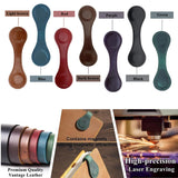 Personalized Magnetic Leather Bookmark, 26 Letters Bookmark Customized Initial Bookmarks Multi Functional Bookmark Cute Bookmark Meaningful Gift for Wonmen Teachers, Book Lovers (J, Red) BYLIDRIM