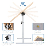 Fanwer Puzzle Table Adjustable, 34 x 26in Adjustable Height Puzzle Table with Legs, Portable Puzzle Tables for Adults Folding Jigsaw Puzzle Table, Tilting Puzzle Board Fit for 500-1500 Pieces Fanwer