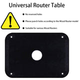 Router Table with Stand and Adjustable Fence,Benchtop Router Table for Wood Router Yeivzwba