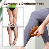 NXCYLW Wood Therapy Fascia Release Massage Tools, Manual Trigger Point Lymphatic Drainage Cellulite Massager, Wooden Massage Brush Gua Sha Body Sculpting Tool, Pain Relief and Body Shaping NXCYLW