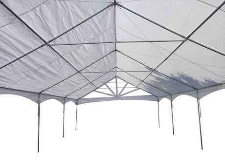 DELTA 40'x20' PE Marquee Party Tent, Tents for Parties, Large Wedding Tent, Carpas para Fiestas,Heavy Duty Canopy, Outdoor Event with Waterproof Top + 5 Storage Bags DELTA