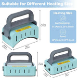 XDOVET Heat Press Machine, Mini Heat Press Machine for T-Shirts & Caps, Flat and Curved Heating Plate, Safty Base, Hat Press Machine for Patches, Sublimation XDOVET