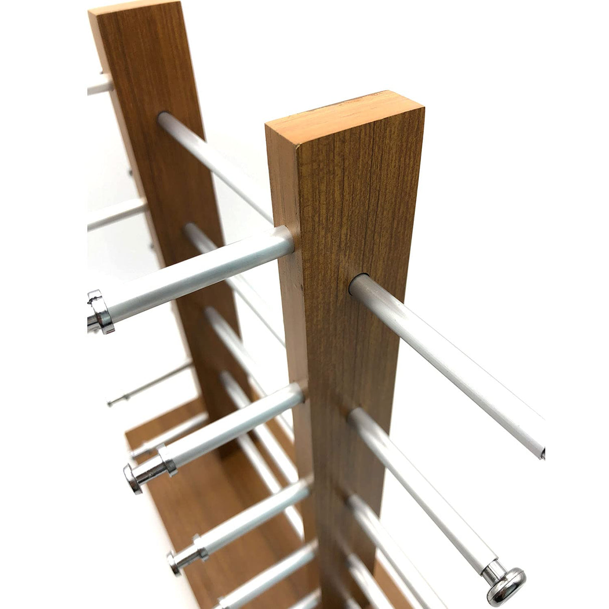 Sungee Sunglass Display Stand Wood Sunglasses Storage Rack Organizer Stand for Business and Home Or Shop Display (10-Layer) Sungee
