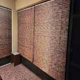 Bamboo Roman Window Blinds Sun Shades, UV Resistant Outdoor Home Roller Shades, Patio Blinds Roll Up Waterproof Curtains Privacy Partition With Lifter, Cordless 31x72in 40x48in 50x83in ( Size : 76"W x WoodArtSupply