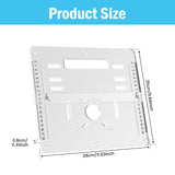 GLMFAN Acrylic Router Table Insert Plate Router Templates Woodworking Benches Router Flip Plate Adjustable Trimming Machine Flip Plate Clear Wood Milling Flip Plate Cutting Engraving Auxiliary Board GLMFAN