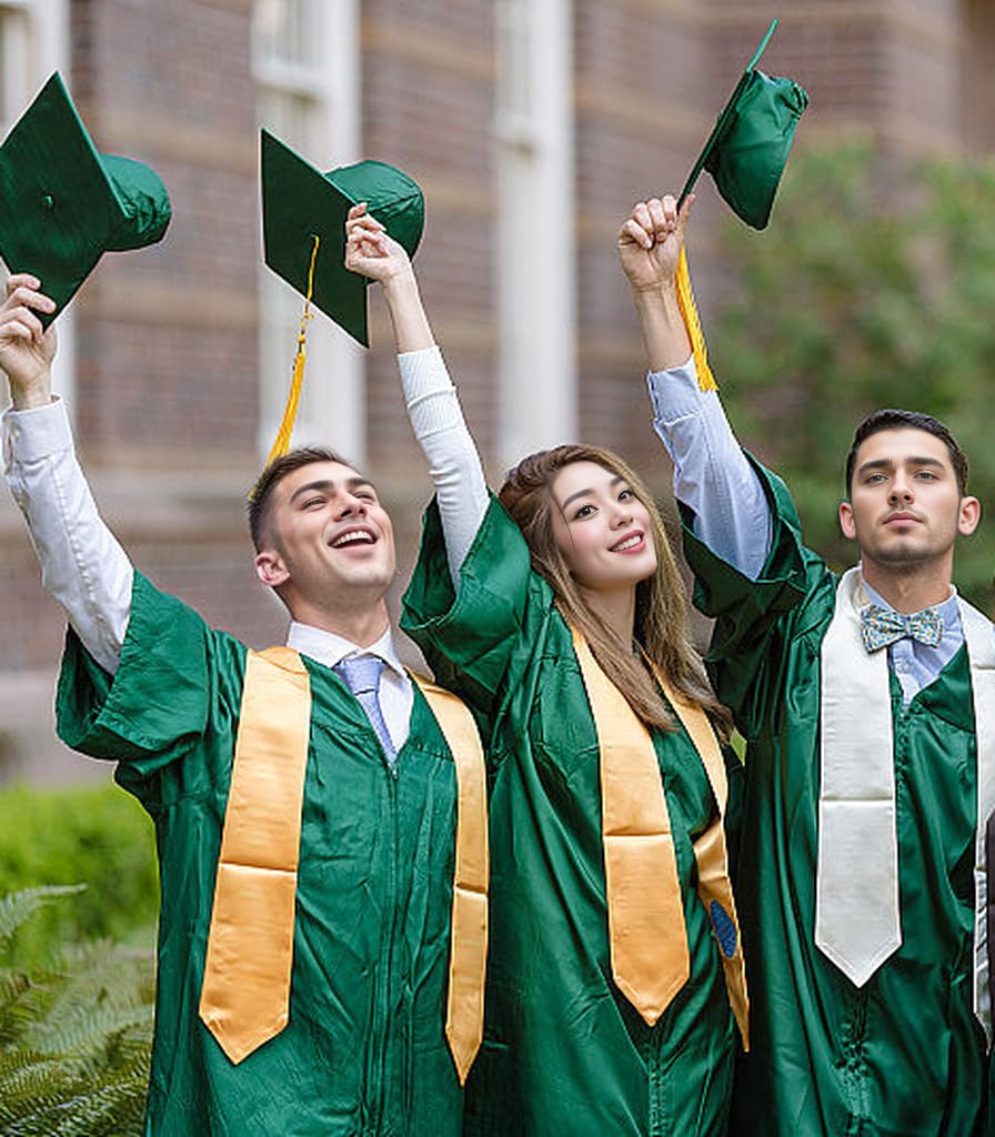 YIIOSS Graduation Stole Honor Stole Plain Sash 60" Long for Graduation Ceremony and Graduation Photos YIIOSS