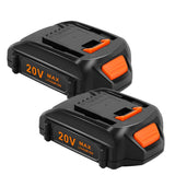 Upgraded 3.5Ah 2Pack 20V Battery Replacement for Battery 20V Power Share Max 20V Lithium-ion Battery Compatible with 20V Battery WA3575 WA3525 WA3520 WG151s WG891 Leaf Blower Tools Batteries Bonadget