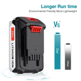 ORHFS Upgraded 2 Pack 20v Max 3600mAh Replace Battery for Black and Decker,LBXR20 Replacement Battery LB20 LBX20 LBX4020 Extended Run Time Cordless Power Tools Series ORHFS