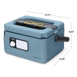 Presto 06017 8-Quart Nomad Traveling Slow Cooker, Blue Presto