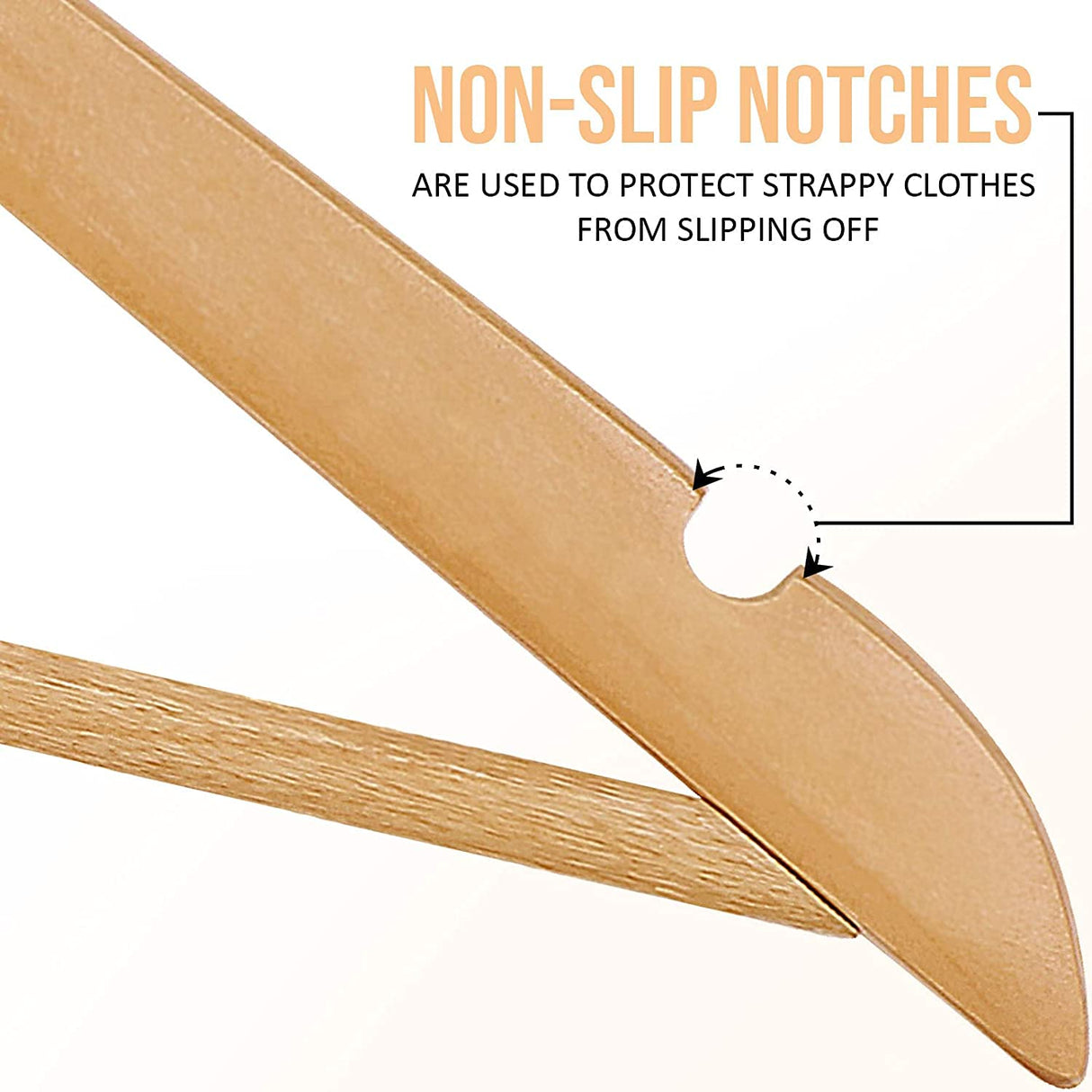 Utopia Home Premium Wooden Hangers 30 Pack - Durable & Slim Coat Hanger - Suit Hanger with 360-Degree Rotatable Hook - Wood Hangers with Shoulder Grooves (Natural Color) Utopia Home