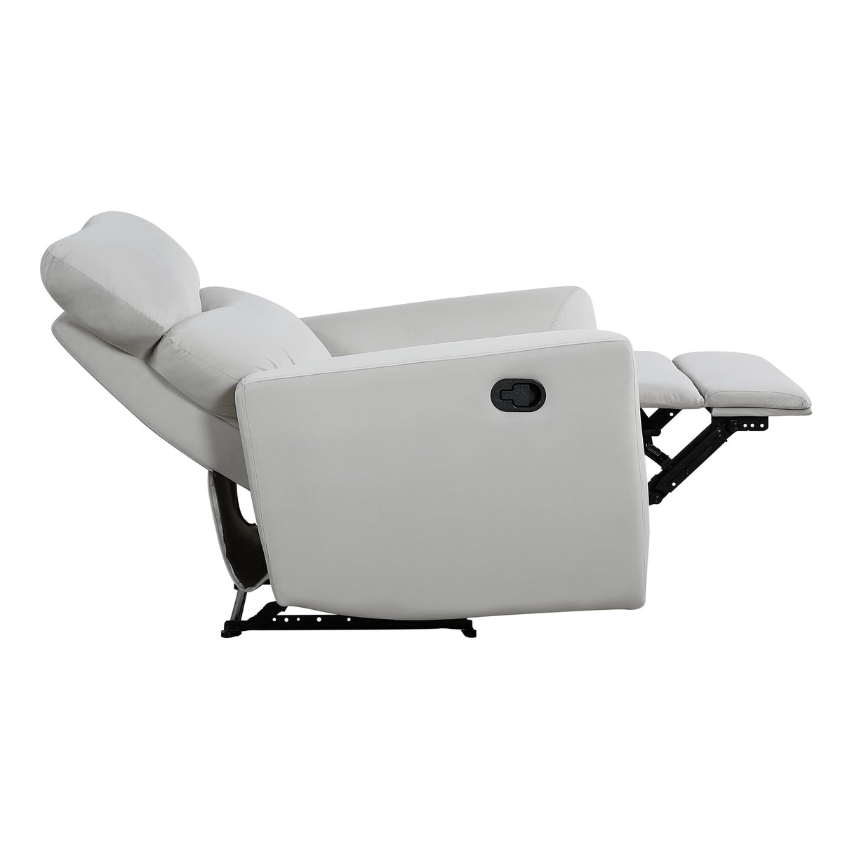 Lexicon Recliner Chair Living Room Reclining Sofa Chair, Home Theater Seating, Wall Hugger Recliner, Manual Recliner Sofa Chair for Living Room/Office/Apartment, Gray Lexicon