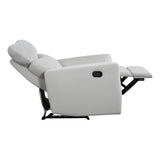 Lexicon Recliner Chair Living Room Reclining Sofa Chair, Home Theater Seating, Wall Hugger Recliner, Manual Recliner Sofa Chair for Living Room/Office/Apartment, Gray Lexicon