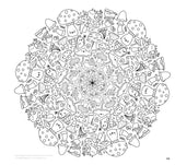 Kawaii Mandala Coloring Book: 32 Super Cute Designs that Bring Joy and Happiness (Design Originals) Adorable Line Art of Cats, Dinosaurs, Candy, Llamas, Sushi, Ice Cream, Narwhals, and More Design Originals