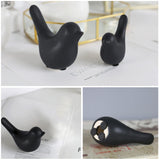 FANTESTICRYAN Small Animal Statues Home Decor Modern Style Black Decorative Ornaments for Living Room, Bedroom, Office Desktop, Cabinets… FANTESTICRYAN