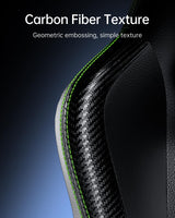 AutoFull Gaming Chair, Racing Style Gaming Chair with Velvet Material Ergonomic Lumbar Support,Adjustable High Back PU Leather PC Chair,Dark AutoFull