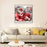 Benjenes Diamond Art Kits for Adults, Fairy Diamond Painting Kits for Adults, 5D DIY Round Drill Gem Art Paint with Diamonds Dots Crafts Kits for Home Decor Gift 14x14inch Benjenes