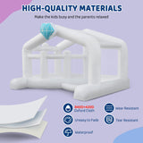 (2025 New) JOYMOR Giant Bounce House (13x10x8FT) w/Balloons for Outdoor Party, White Bounce House with Ball Pit for Kids, Including Blower, Portable Bag, 30s Set-up (Wedding) JOYMOR
