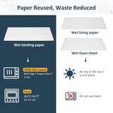 wisedry Flower Press Kit, Easy One-Step Pressing, Even Pressure, 6 Layers, 10 x 6 inch Flower Press Kit for Kids and Adults, Great Gifts for Anyone Who Loves Flowers and Crafts, Gift Box & User Guide wisedry