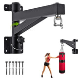 BeneLabel 17" Punching Bag Hanger Wall Mount 360 Swivel Heavy Bag Hanger 800 LB Capacity Boxing Bag Mount Bracket for Home Gym Muay Thai Bag BeneLabel