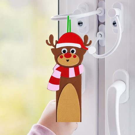 Winlyn 24 Sets Christmas Craft Kits Winter Crafts DIY Christmas Ornaments Art Sets Snowman Reindeer Pine Tree Owl Penguin Christmas Foam Stickers Arts and Crafts for Kids Holiday Classroom Activities Winlyn