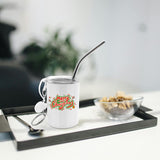 YOUKE OLA 16 Pack Sublimation Shot Glasses Tumblers Blanks Stainless Steel Double Wall Mini Tumbler with Keychain Cute Shot Glasses Set Bulk for Sublimation Oven Printing, White 3oz YOUKE OLA