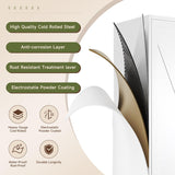 Letaya Storage Cabinet,47" H Metal Kitchen Pantry Cabinets with Doors and Adjustable Shelves,Pantry Organizers for for Cupboard/Dining/Bathroom/Office/Garage Room,White Letaya