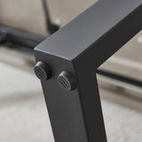 ZckyCine Dining Table Set for 6, Modern Wooden Expandable Dining Table and Leather Dining Chairs 6-Piece Set, Table and Chairs 6-Piece Set, Ideal for Kitchen Dining ZckyCine