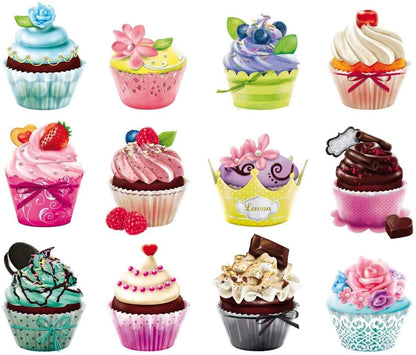 RoseArt - Mini-Shaped - Cupcakes - 500 Piece Jigsaw Puzzle for Adults